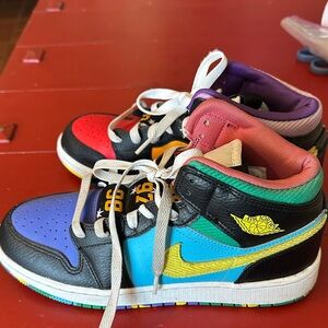 Jordan Multicolor Kids Sneakers 6 youth